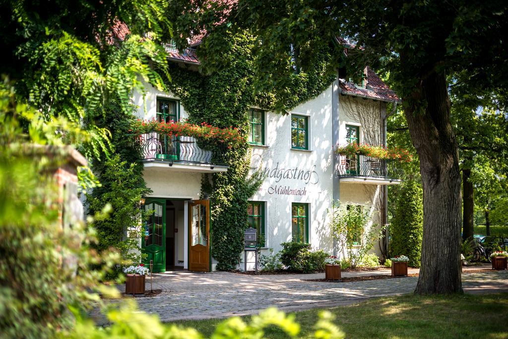 Landgasthof Zum Muehlenteich Eggersdorf  Exterior foto